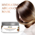 maschera per capelli all&#39;olio di argan marocchino con etichetta privata naturale